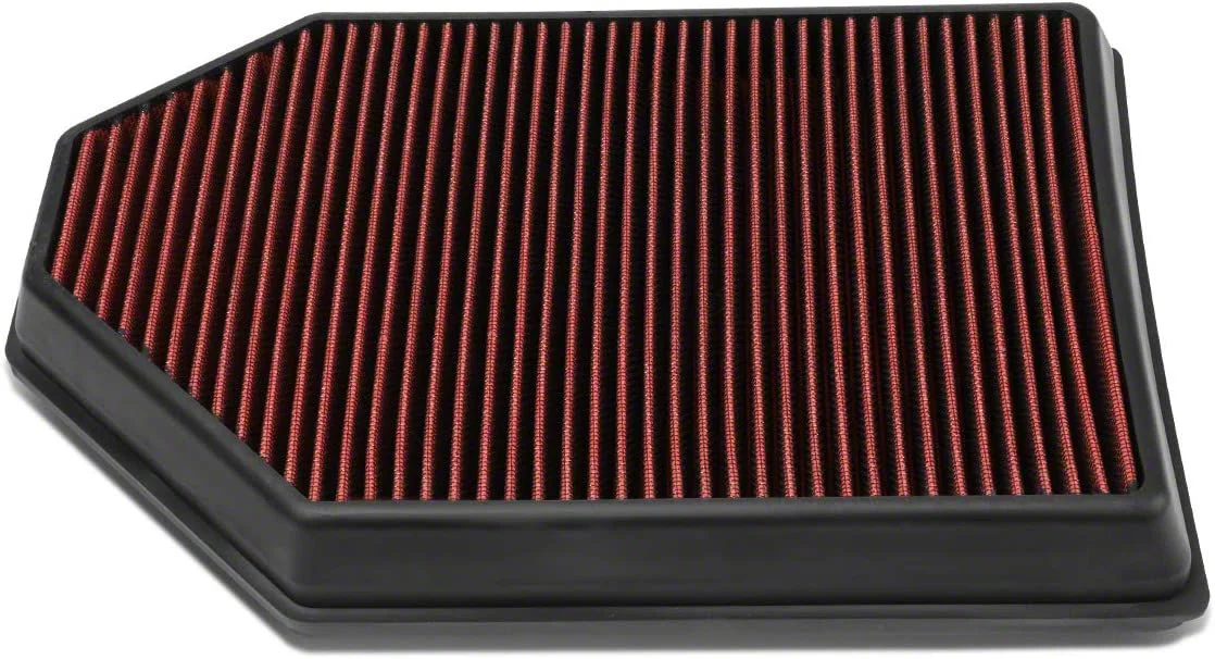 High Flow Drop-In Panel Dry Air Filter; Red (11-18 Charger)