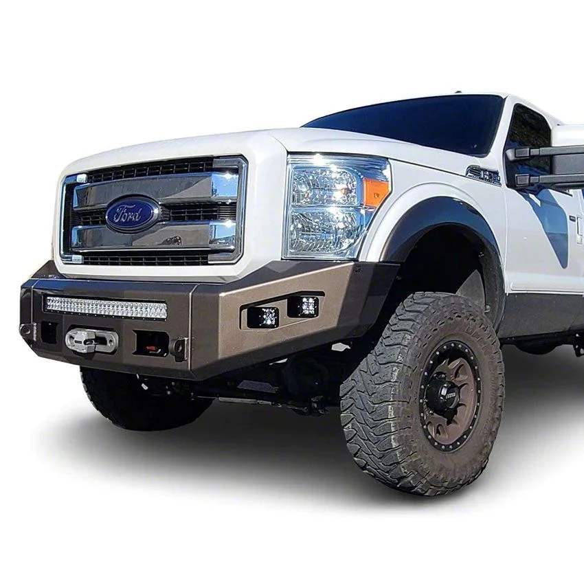 Attitude Series Winch Front Bumper; Black Textured (11-16 F-350 Super Duty)