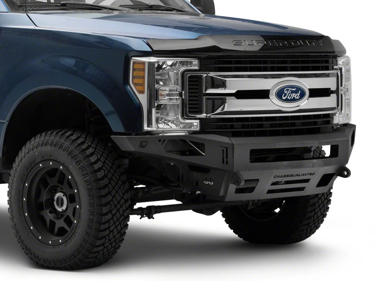 Octane Series Front Bumper; Black Textured (17-22 F-350 Super Duty)