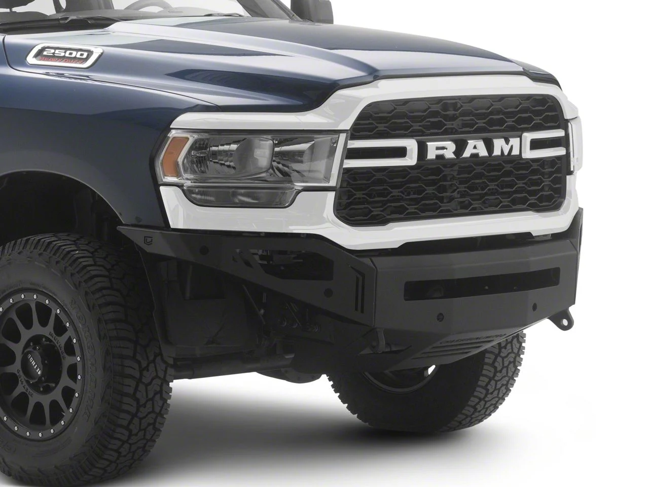 Octane Series Front Bumper; Pre-Drilled for Front Parking Sensors; Black Textured (19-26 RAM 3500)