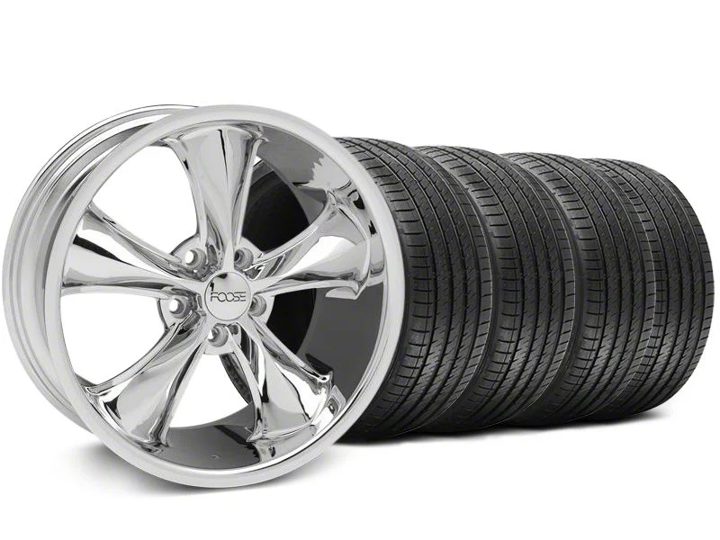 18x8.5 Foose Legend Wheel & Sumitomo High Performance HTR Z5 Tire Package (05-10 Mustang GT, V6)