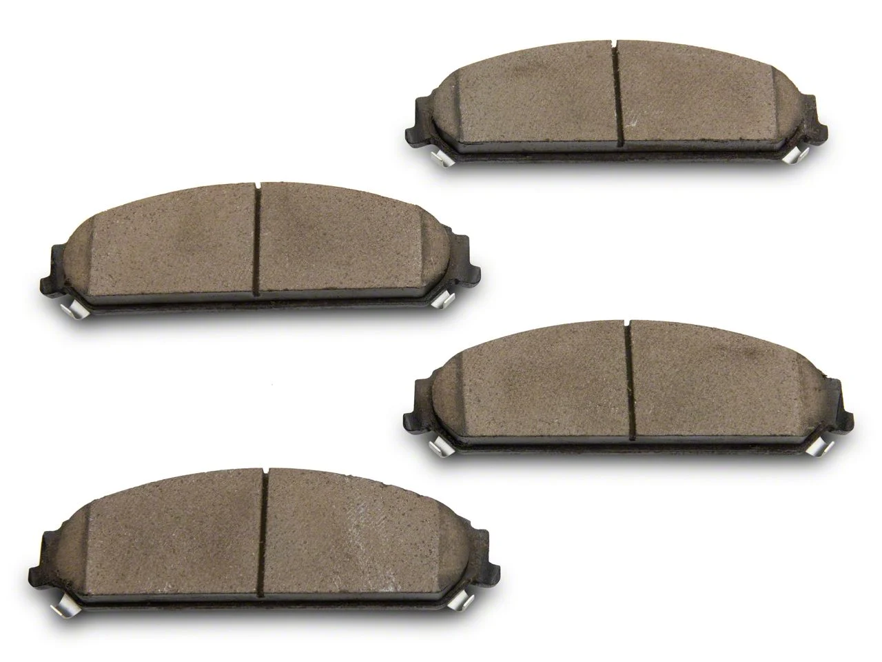C&L Super Sport Ceramic Brake Pads; Front Pair (06-23 Charger w/ Dual Piston Front Calipers; 2014 Charger Pursuit w/ 345mm Front Rotors)