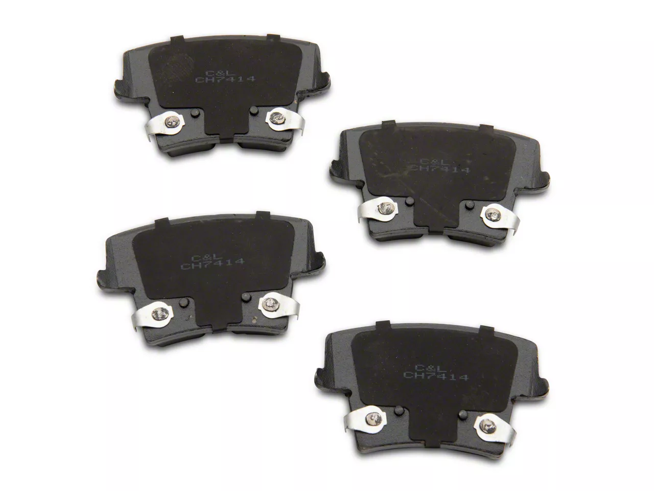 C&L Super Sport Ceramic Brake Pads; Rear Pair (06-23 Charger w/ Single or Dual Piston Front Calipers & 320mm Rear Rotors)