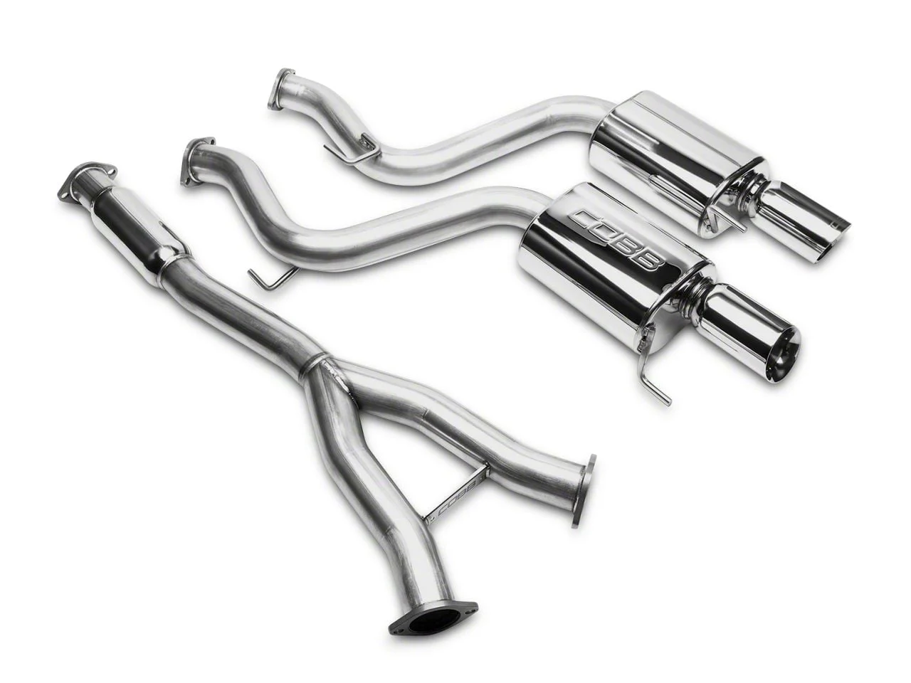 Cobb 3-Inch Cat-Back Exhaust (15-23 Mustang EcoBoost Fastback w/o Active Exhaust)
