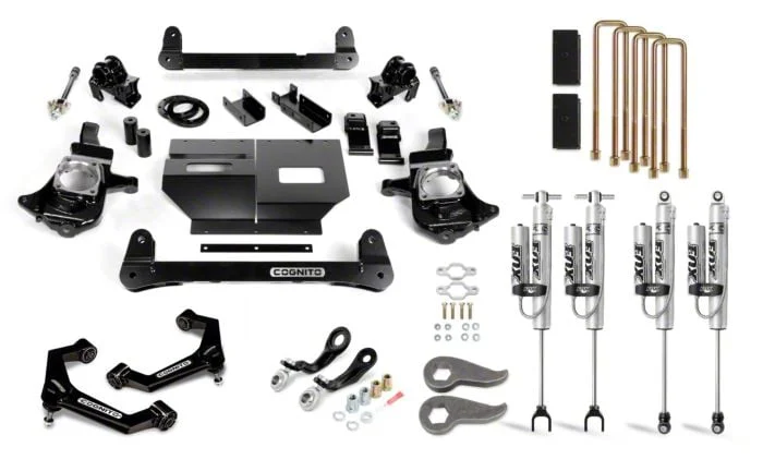 Cognito Motorsports 6-Inch Performance Suspension Lift Kit with FOX PSRR 2.0 Shocks (11-19 Sierra 2500 HD)