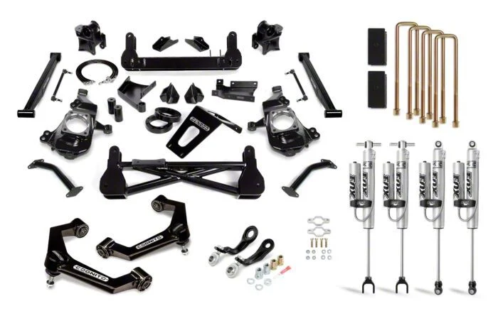 Cognito Motorsports 7-Inch Performance Suspension Lift Kit with FOX PSRR 2.0 Shocks (20-26 Sierra 2500 HD)