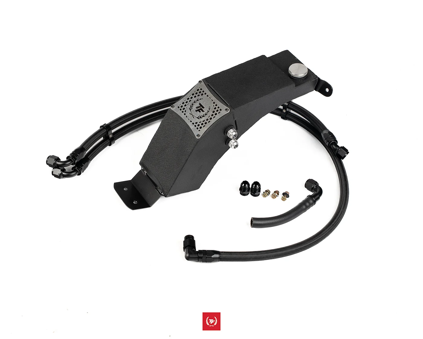 Tf-Works Catch Can & Coolant Overflow Combo Tank for S13 / S14 with Lines