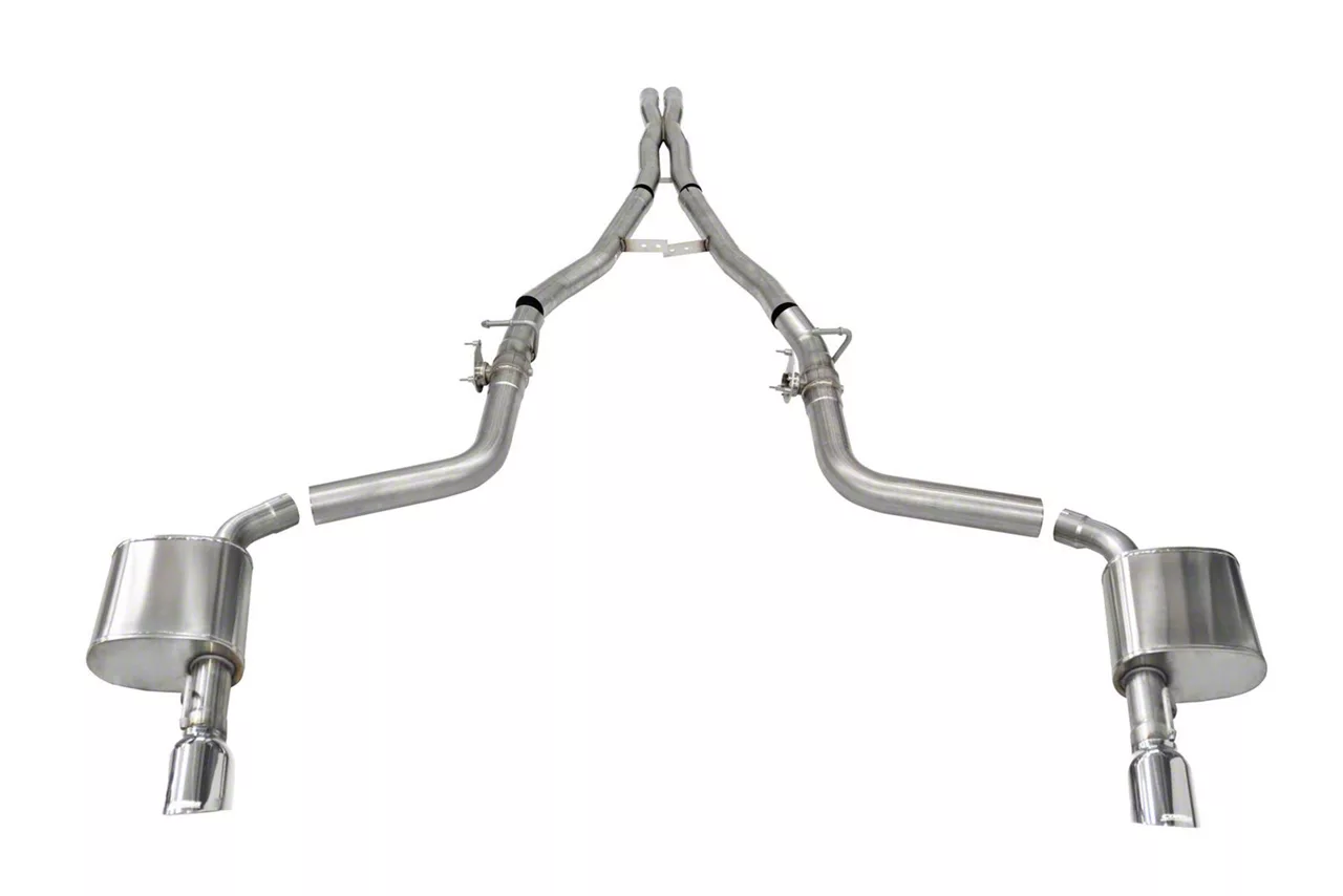 Corsa Performance Xtreme Valved Cat-Back Exhaust with Polished Tips (15-23 6.2L HEMI Charger w/ MDS Valves)
