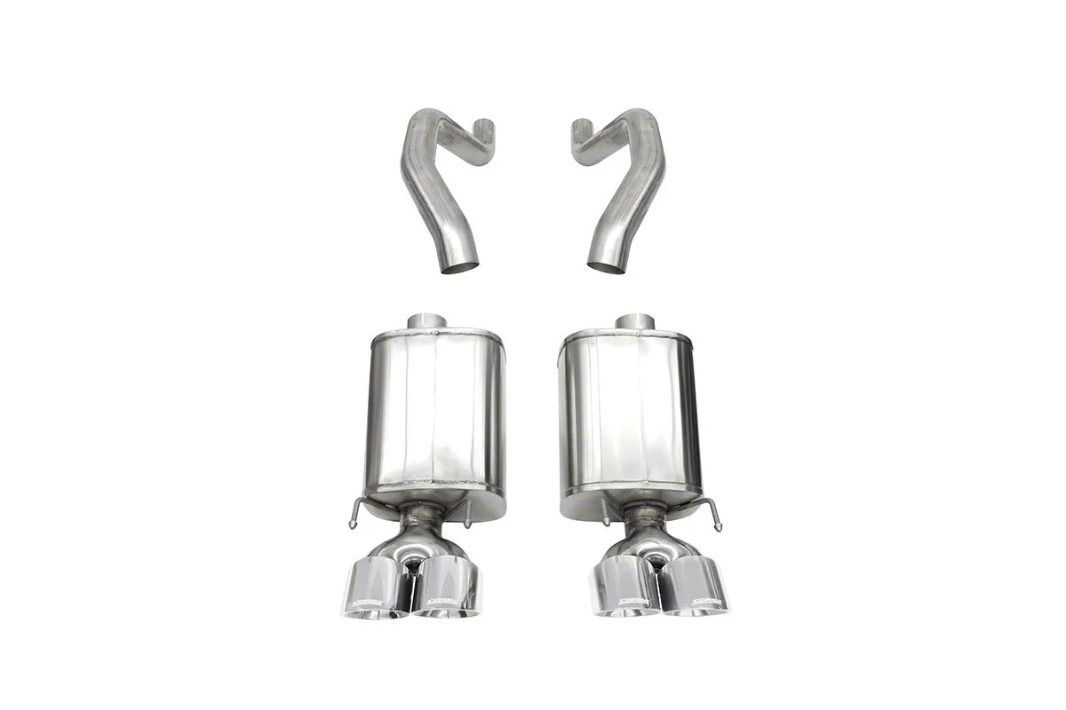 Corsa Performance Xtreme Axle-Back Exhaust with Polished Tips (06-13 Corvette C6 Z06)