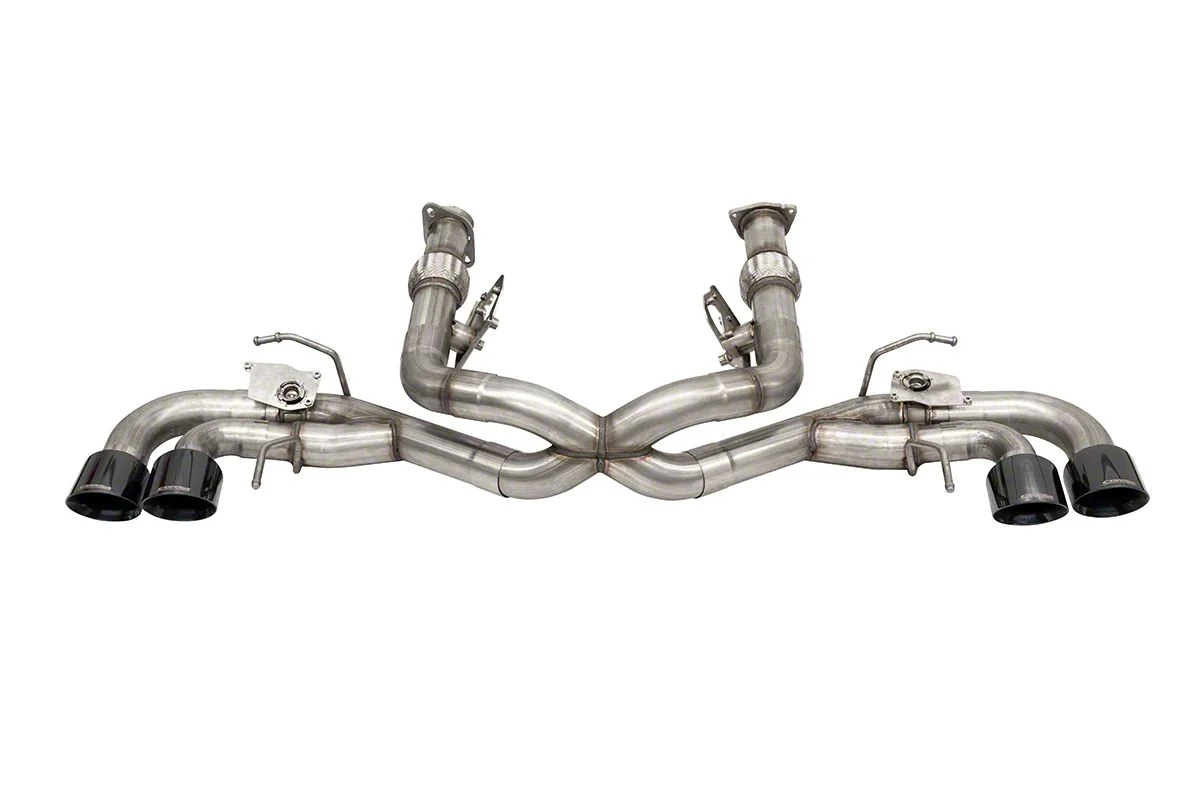 Corsa Performance Xtreme Cat-Back Exhaust with Black Tips (20-26 6.2L Corvette C8 w/o NPP Dual Mode Exhaust)