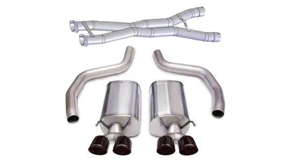 Corsa Performance Sport Cat-Back Exhaust with Black Tips (12-13 Corvette C6 ZR1)