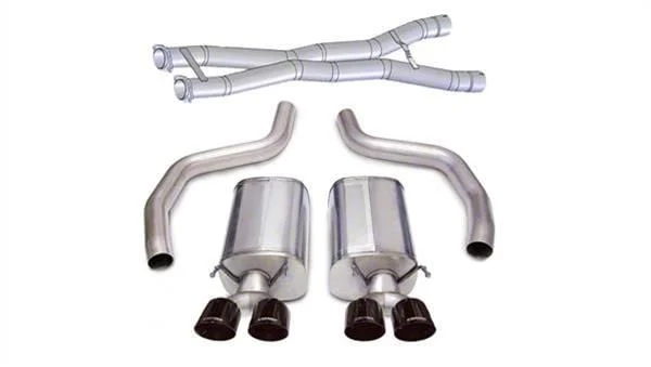 Corsa Performance Sport Cat-Back Exhaust with Black Tips (12-13 Corvette C6 Z06)