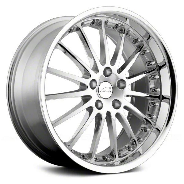 Coventry Wheels Whitley Chrome Wheel; 18x9.5; 25mm Offset (21-26 Mustang Mach-E, Excluding GT)