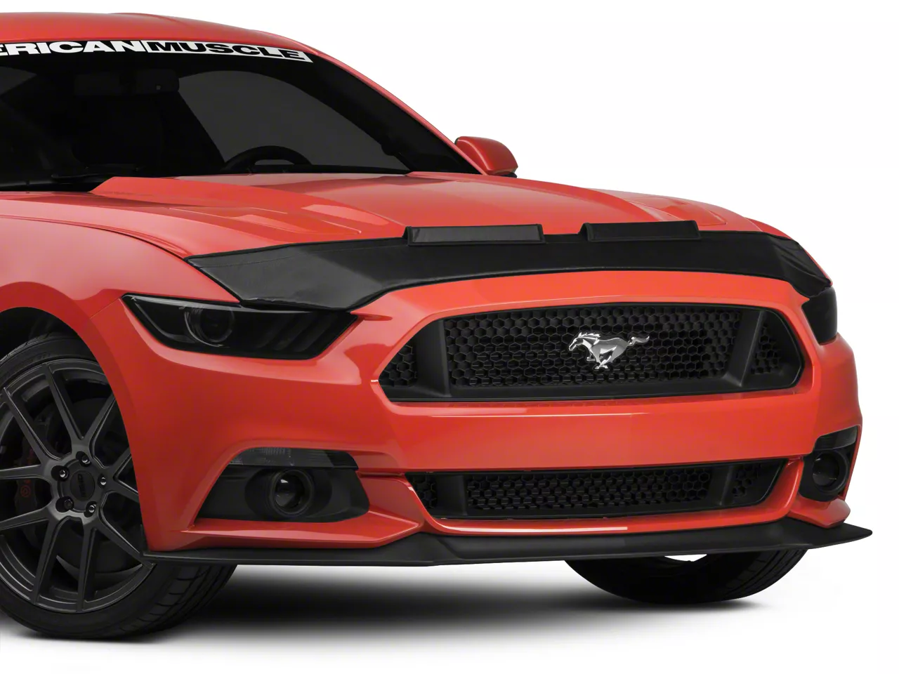 Covercraft Colgan Custom Sport Bra; Black Crush (15-17 Mustang GT Premium, EcoBoost Premium)