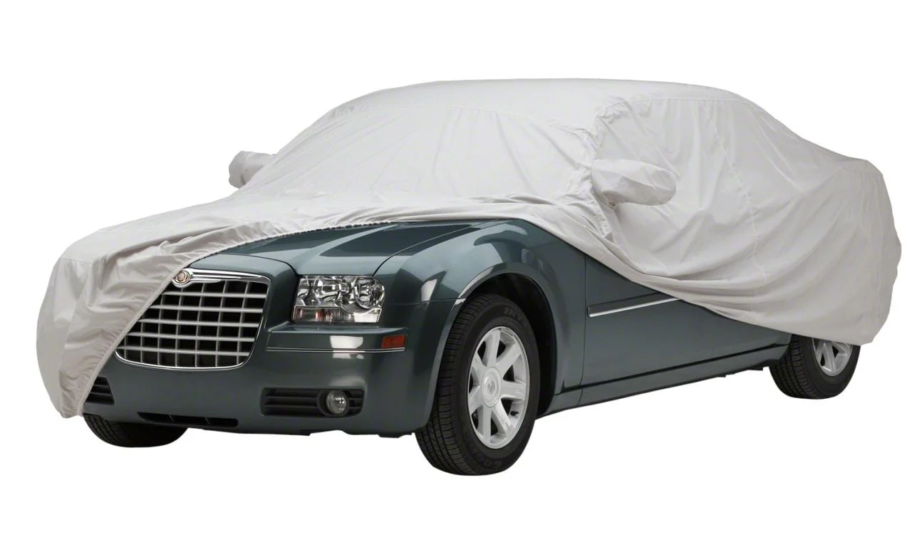 Covercraft Custom Car Covers WeatherShield HD Car Cover; Gray (20-26 Corvette C8 w/ High Wing)