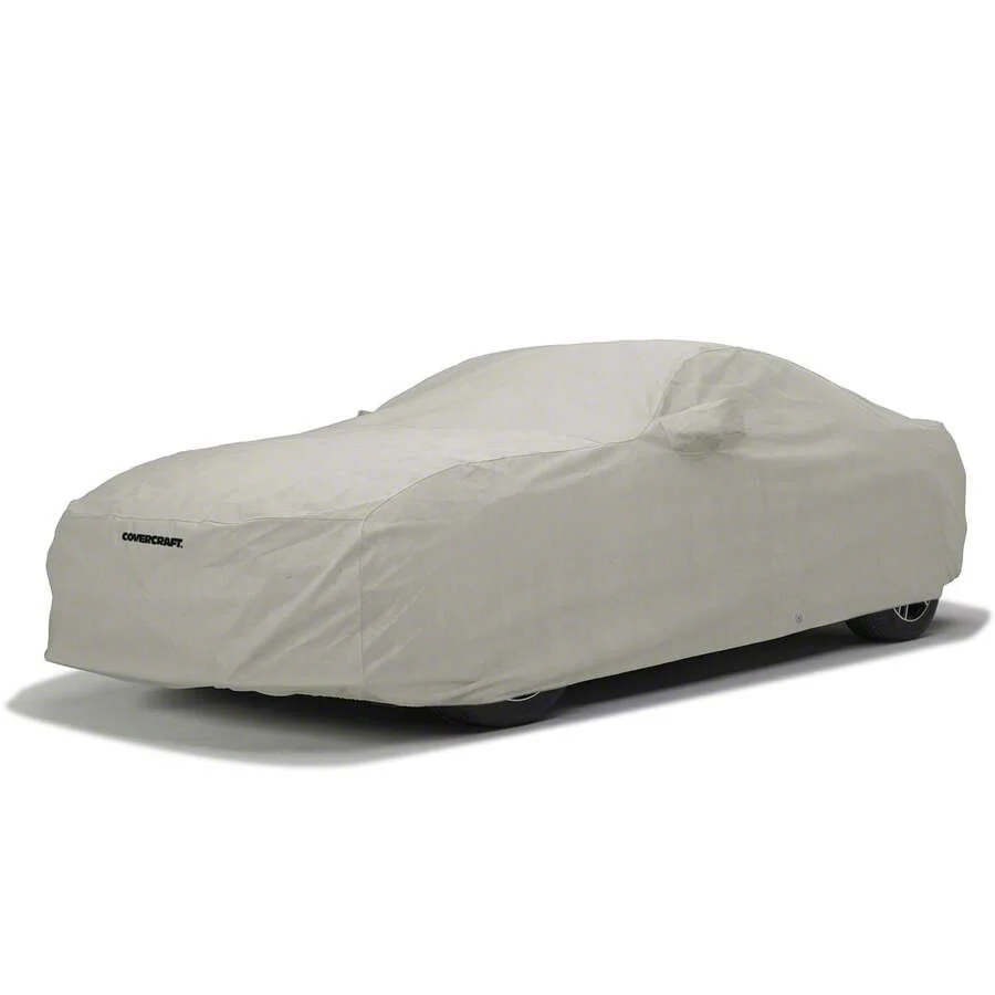 Covercraft Custom Car Covers 3-Layer Moderate Climate Car Cover; Gray (05-09 Mustang Coupe w/ Saleen Package)