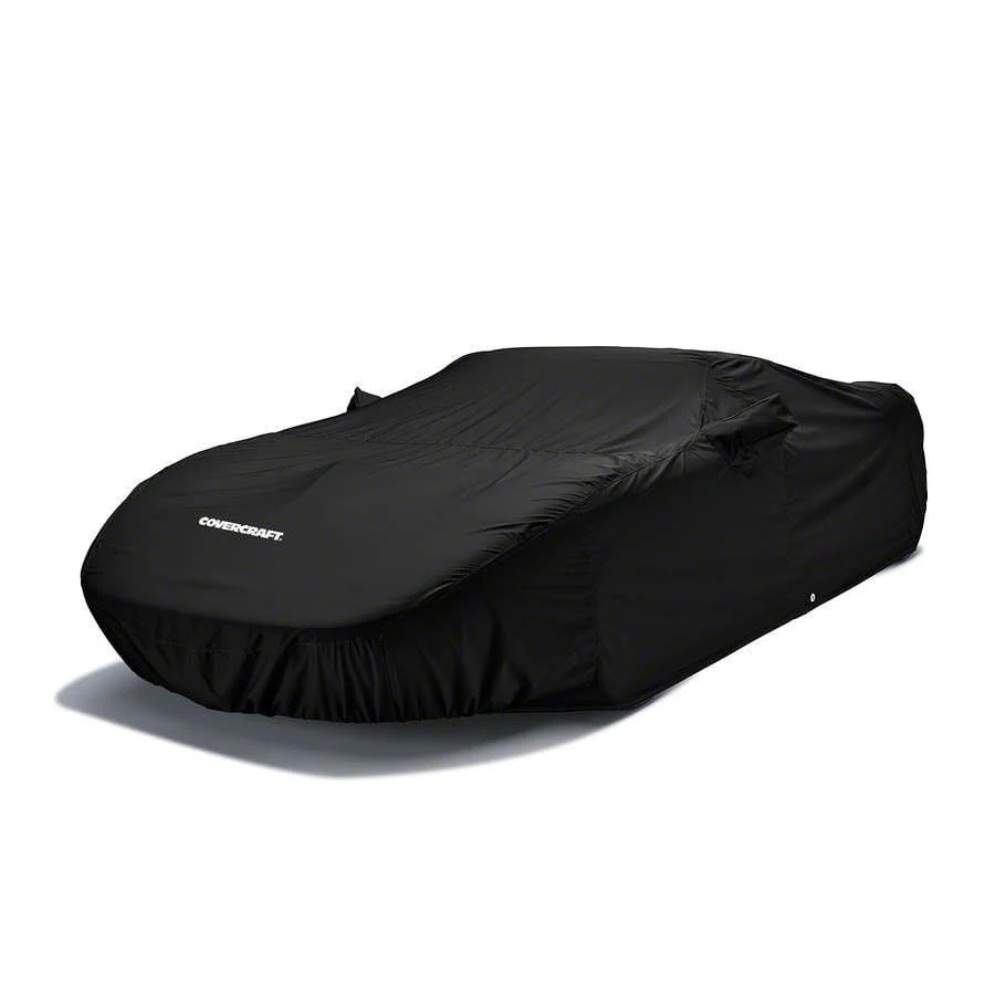 Covercraft Custom Car Covers WeatherShield HP Car Cover with Antenna Pocket; Black (20-22 Mustang GT500 w/ Track Pack)
