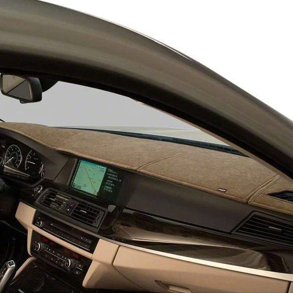 Covercraft SuedeMat Custom Dash Cover; Beige (14-19 Corvette w/o Heads Up Display)