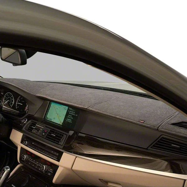 Covercraft SuedeMat Custom Dash Cover; Gray (20-26 Corvette C8 w/o Heads Up Display)