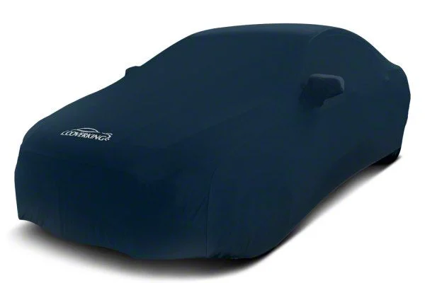 Coverking Satin Stretch Indoor Car Cover; Dark Blue (12-15 Camaro ZL1 Convertible)