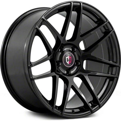 Curva Concepts C300 Gloss Black Wheel; 20x9.5; 30mm Offset (05-09 Mustang)