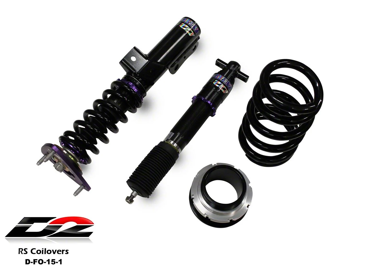 D2 Racing RS Series Coil-Over Kit (15-26 Mustang w/o MagneRide)
