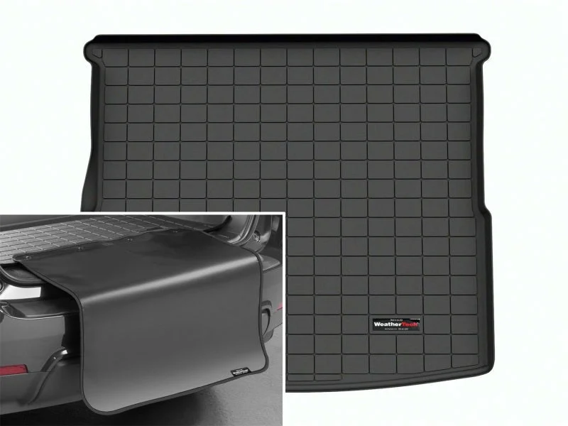 WeatherTech 22-23 Audi Q4 E-tron Cargo With Bumper Protector - Black