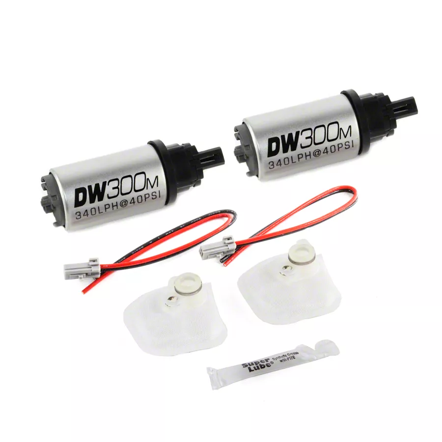 DeatschWerks DW300M In-Tank Fuel Pump with Install Kit; 340 LPH (07-12 Mustang GT500)