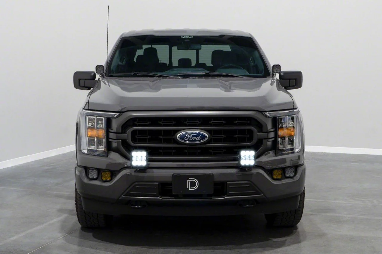 Diode Dynamics SS5 Pro Bumper LED Pod Light Kit; Yellow Combo (21-26 F-150)