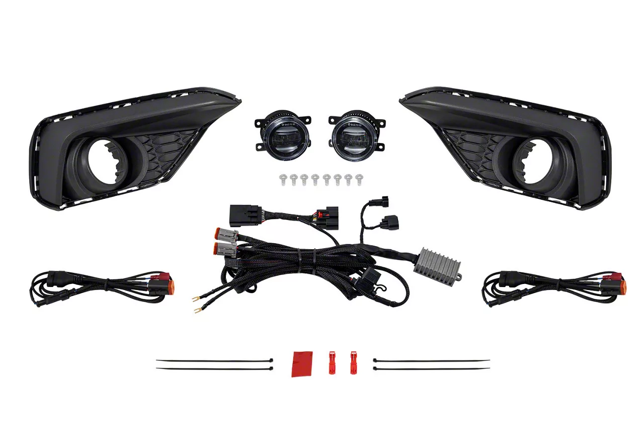 Diode Dynamics Elite Series LED Fog Lights; White (24-26 Mustang EcoBoost)