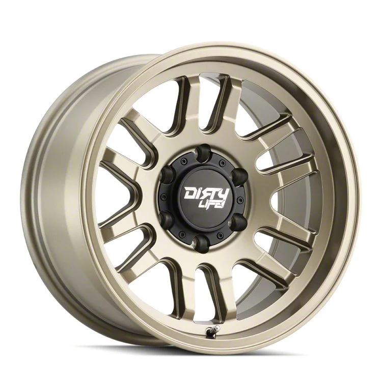 Dirty Life Canyon Satin Gold 6-Lug Wheel; 17x9; 0mm Offset (07-14 Yukon)