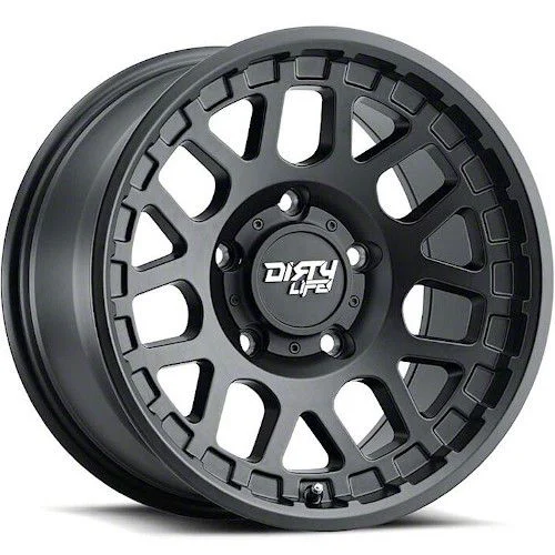 Dirty Life Mesa Matte Black 6-Lug Wheel; 17x9; 0mm Offset (07-14 Yukon)