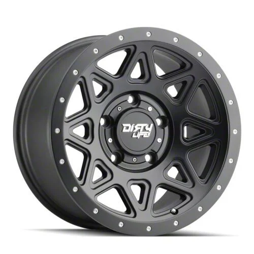 Dirty Life Theory Matte Black 6-Lug Wheel; 20x9; 0mm Offset (07-14 Yukon)