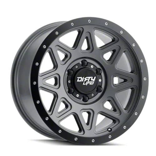 Dirty Life Theory Matte Gunmetal 6-Lug Wheel; 20x9; 0mm Offset (07-14 Yukon)