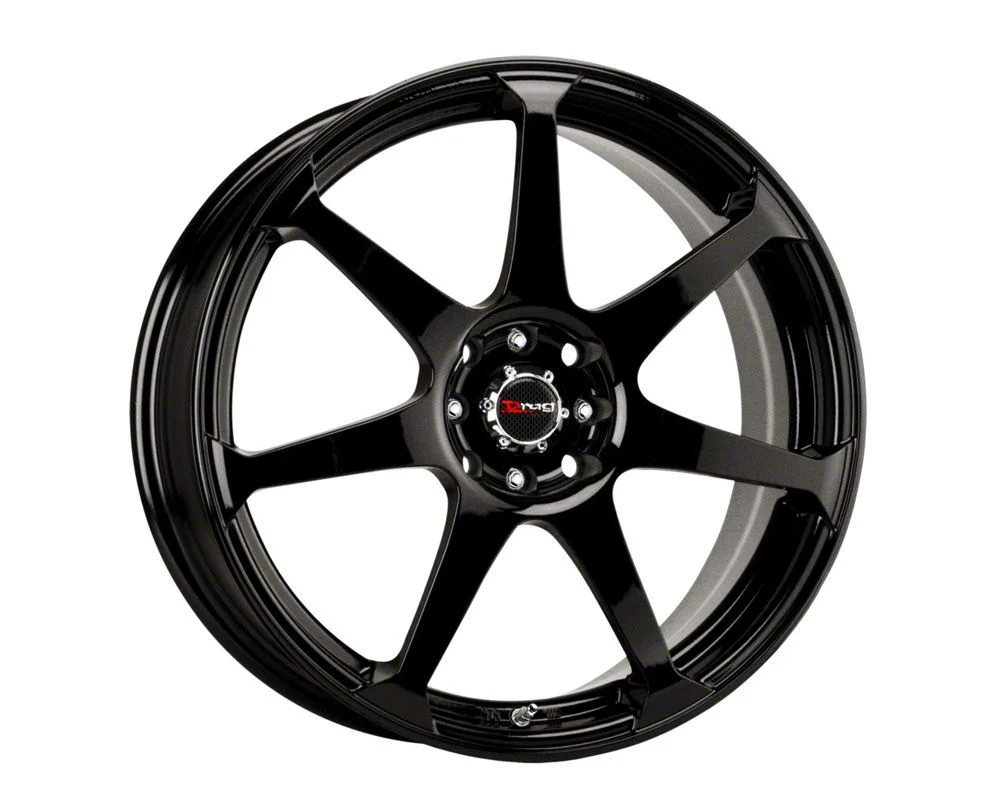 Drag Wheels DR33 Gloss Black Wheel; 18x7.5; 42mm Offset (21-26 Mustang Mach-E, Excluding GT)