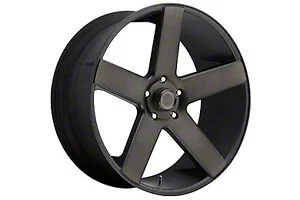 DUB Baller Matte Black Double Dark Tint Wheel; 22x9; 15mm Offset (08-23 RWD Challenger, Excluding Widebody)