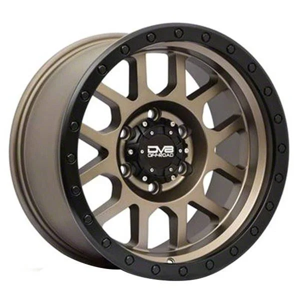 DV8 Offroad 883 Simulated Beadlock Matte Bronze 6-Lug Wheel; 17x9; 0mm Offset (15-20 Yukon)