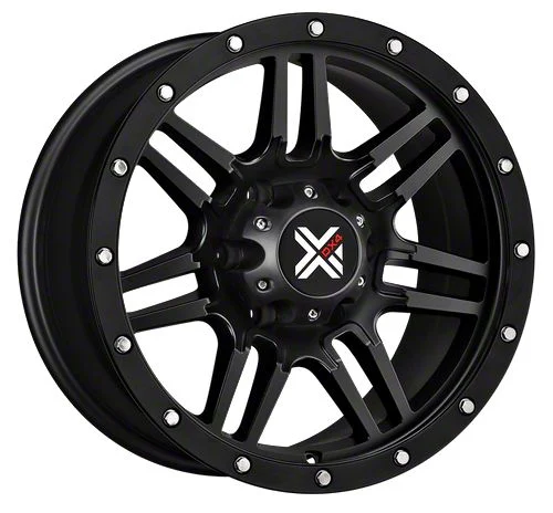 DX4 Wheels 7S Flat Black 6-Lug Wheel; 20x10; -18mm Offset (04-08 F-150)