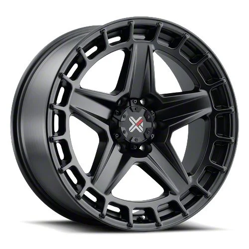 DX4 Wheels HAMMER Flat Black 6-Lug Wheel; 20x9; 10mm Offset (04-08 F-150)