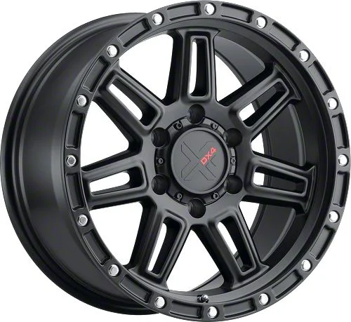 DX4 Wheels REBEL Flat Black 6-Lug Wheel; 18x9; 18mm Offset (04-08 F-150)