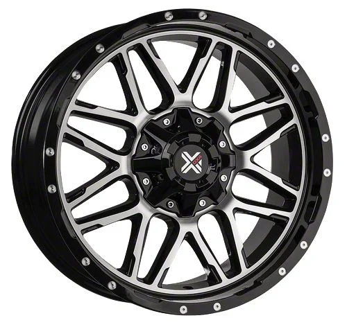 DX4 Wheels VIBE Gloss Black Machined 6-Lug Wheel; 20x9; 10mm Offset (04-08 F-150)