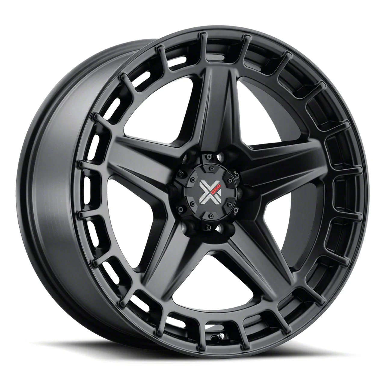 DX4 Wheels HAMMER Flat Black 6-Lug Wheel; 20x9; 10mm Offset (07-14 Yukon)