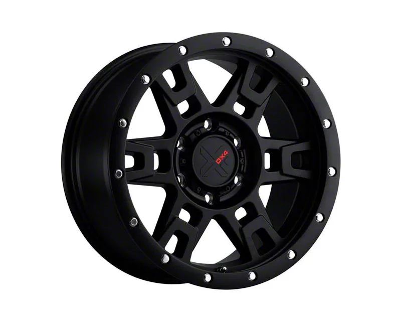 DX4 Wheels TERRAIN Flat Black 6-Lug Wheel; 17x8.5; 10mm Offset (07-14 Yukon)