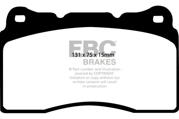 EBC Brakes Stage 4 Redstuff Brake Rotor and Pad Kit; Front (14-16 Corvette C7 Stingray w/ Standard JL9 Brake Package)