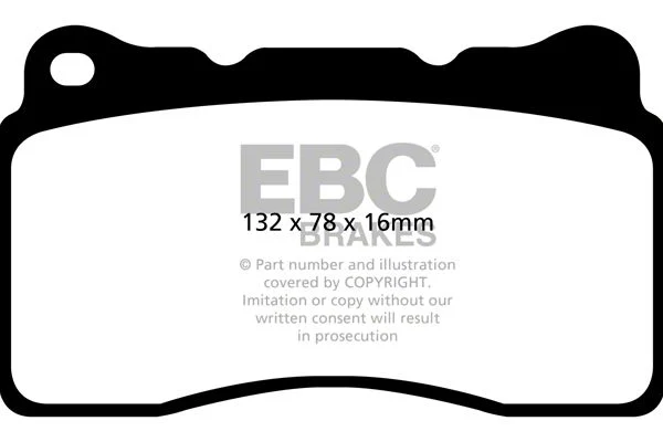 EBC Brakes Stage 4 Redstuff Brake Rotor and Pad Kit; Front (17-19 Corvette C7 Stingray w/ Standard JL9 Brake Package)