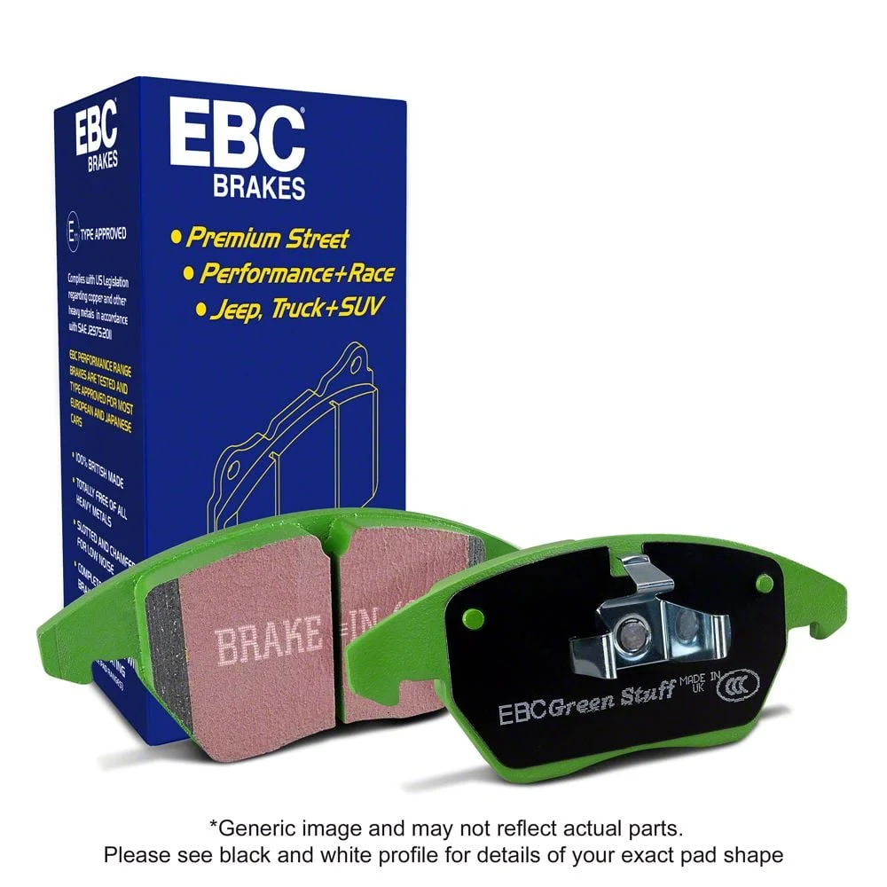EBC Brakes Greenstuff 6000 Elite Truck and SUV Organic Brake Pads; Front Pair (20-26 Sierra 2500 HD)