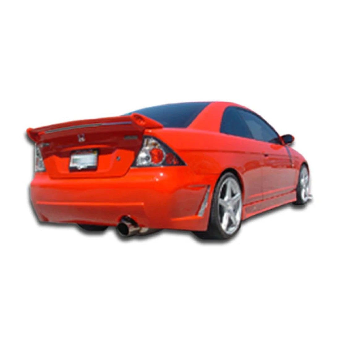 2001-2005 Honda Civic 2DR B-2 Rear Bumper - 1 Piece - 100227