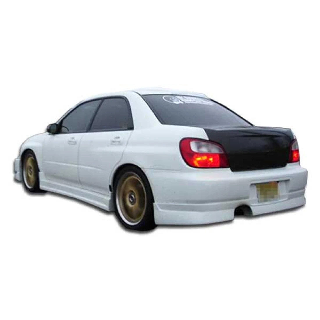 2002-2003 Subaru Impreza WRX STI 4DR C-Speed Rear Lip Under Spoiler Air Dam - 1 Piece - 100390