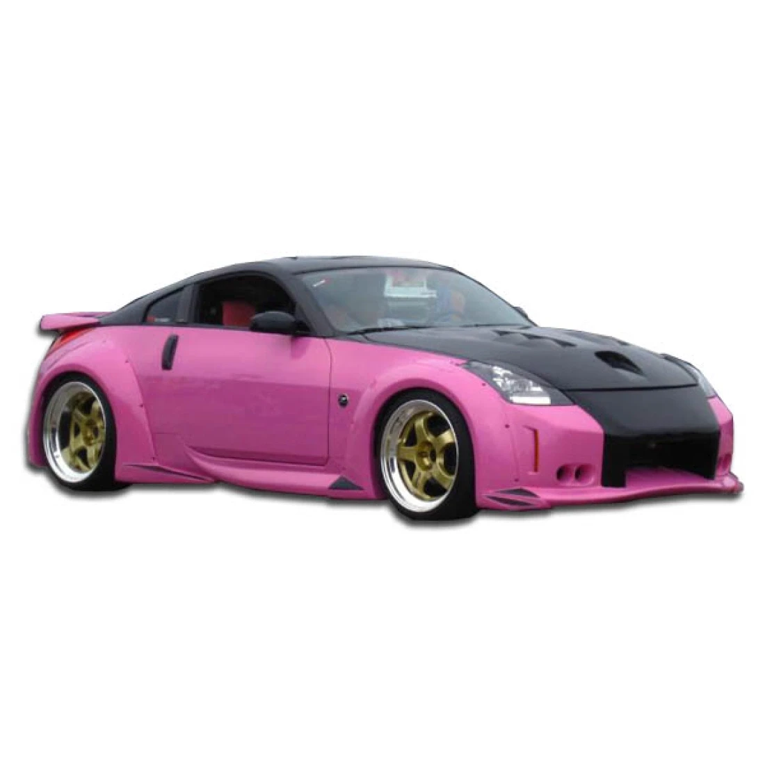 2003-2008 Nissan 350Z Z33 2DR Vader 3 Wide Body Kit - 9 Piece - 108084