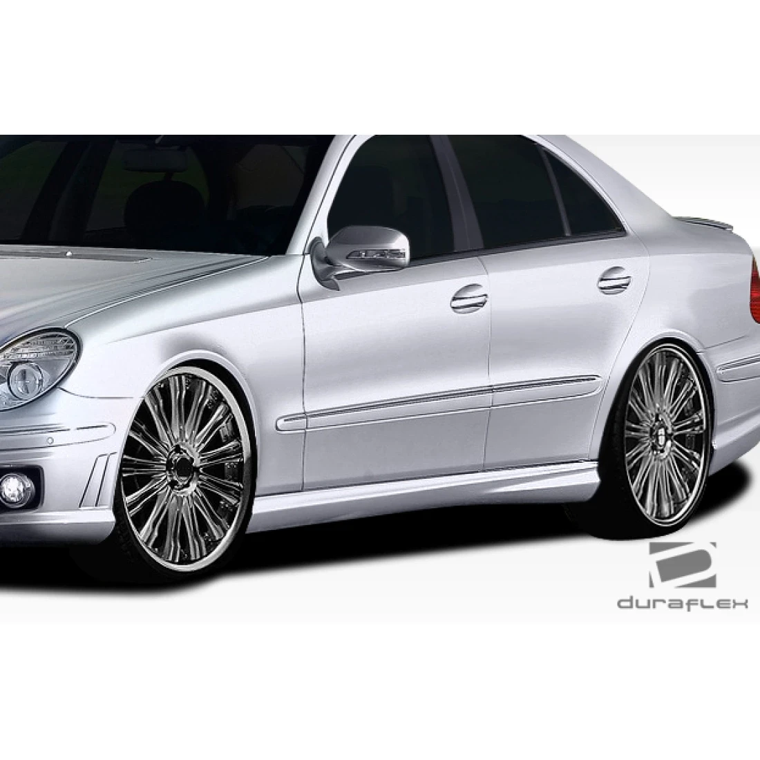 2003-2009 Mercedes E Class W211 E63 Look Side Skirts Rocker Panels - 2 Piece - 107805